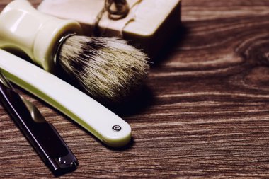 jilet gibi keskin sabun fırça retro