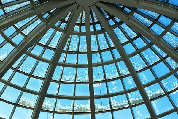 Edificio techo de construcción de vidrio —  Fotos de Stock