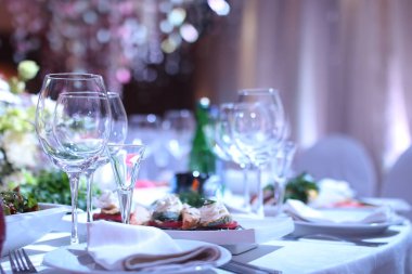 bir restoranda Candybar tablo