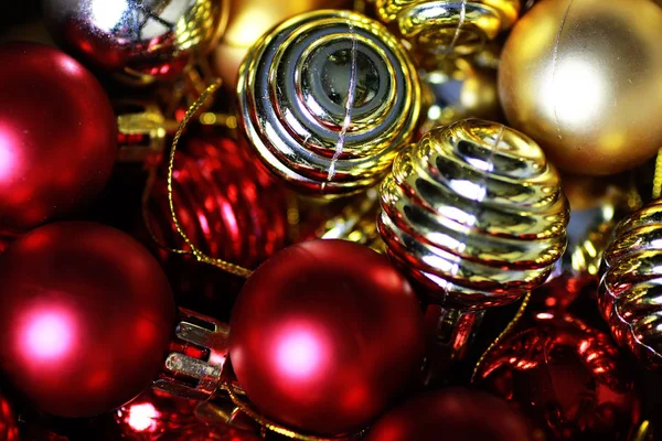 Doboz labdát karácsonyi — Stock Fotó