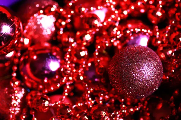ギフト ボックス クリスマス ボール — ストック写真