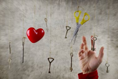 bir çok eski vintage için germe kavramsal fotoğraf el