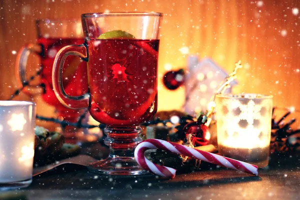 Grogue de Natal açúcar de canela de laranja — Fotografia de Stock