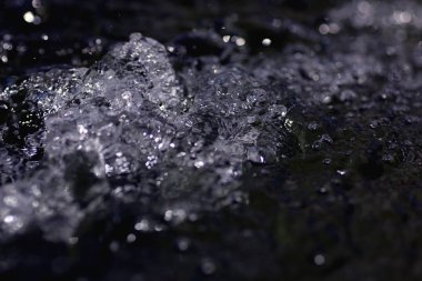 doku su kabarcıkları yakın çekim ile