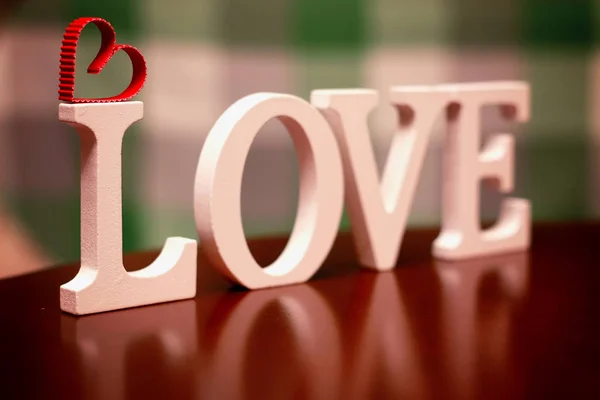 Valentine dag liefde vorm — Stockfoto