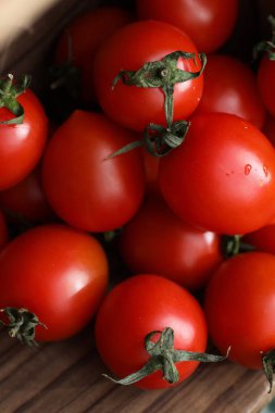 Taze parlak ve sulu domates mutfak