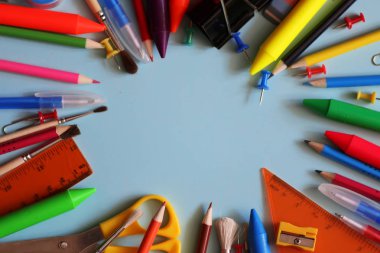 ileti örneği mavi arka planı