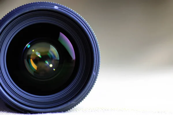 Fundo do objeto de sinalização da lente — Fotografia de Stock