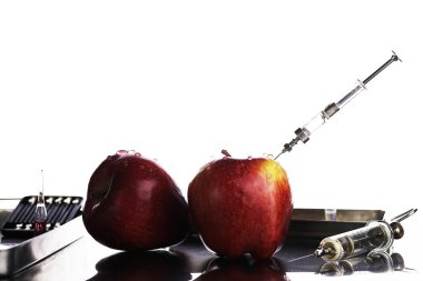 Genetiği değiştirilmiş gıdalar, elma pompalı kimyasal maddelerle