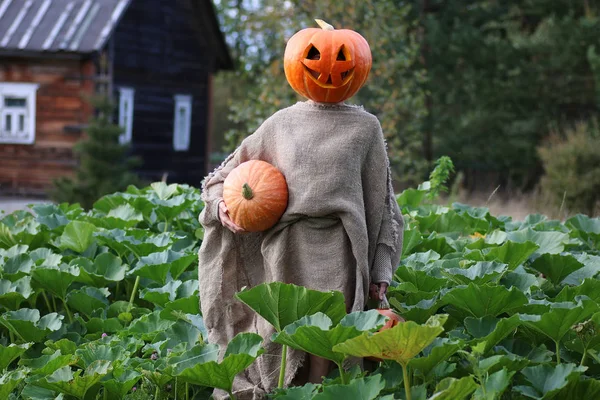 Sütőtök fej deamon horror — Stock Fotó