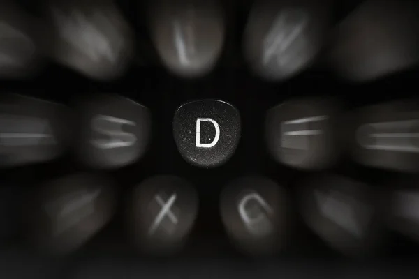A letra do alfabeto em inglês D — Fotografia de Stock