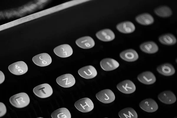 Keys with letters on an old typewriter — Stock Photo, Image