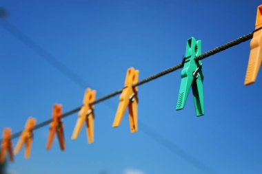 Clothespin açık halata