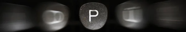 La letra del alfabeto en inglés P —  Fotos de Stock
