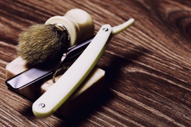 jilet gibi keskin sabun fırça retro