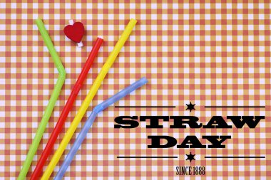 kokteyl tüpler bir parlak renkli arka plan üzerinde 