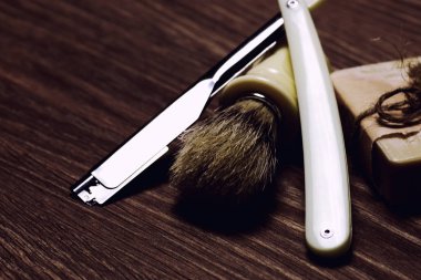 jilet gibi keskin sabun fırça retro