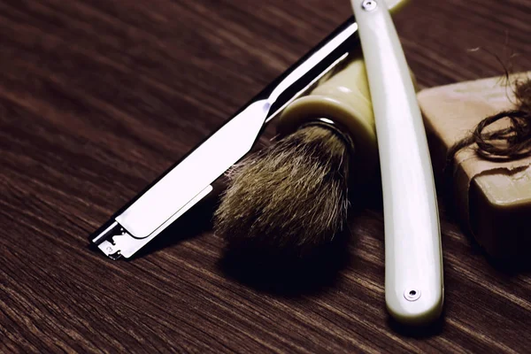 jilet gibi keskin sabun fırça retro