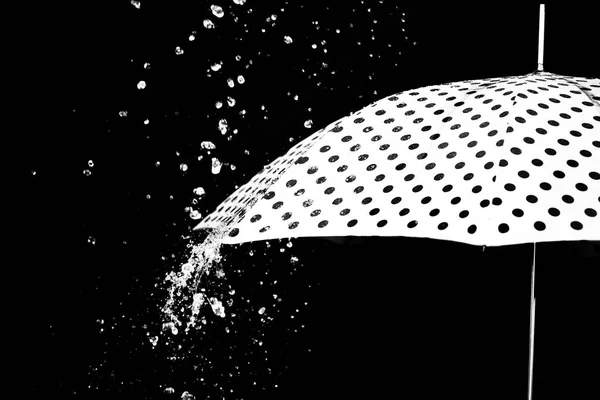 Парасолька краплі дощу ізольована — стокове фото