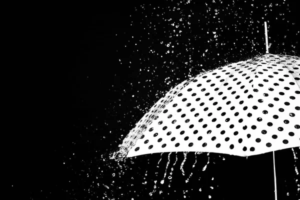 Pioggia goccia ombrello isolato — Foto Stock