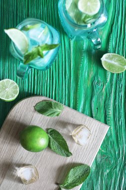 Limonata limon ve nane