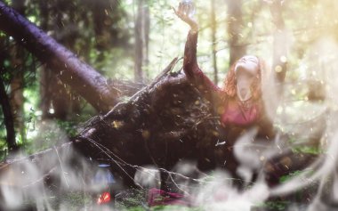 Bir ormandaki cadı ayini