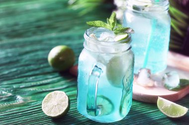 Limonata limon ve nane