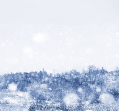 Kış günü manzara