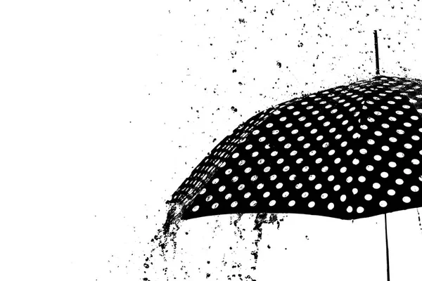 Rain drop umbrella isolated — Stock Photo, Image