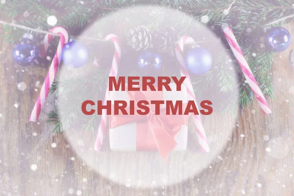 Christmas background circle — Stock Photo, Image