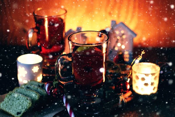 Navidad grog naranja canela azúcar —  Fotos de Stock