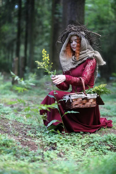 Fortune-teller conduce un ritual — Fotografie, imagine de stoc