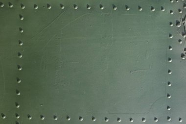 Doku metalik. Sanayi kökenli bir eski paslı