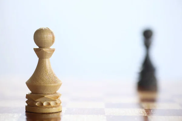 O conceito do jogo de xadrez — Fotografia de Stock