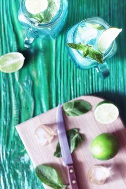 Limonata limon ve nane