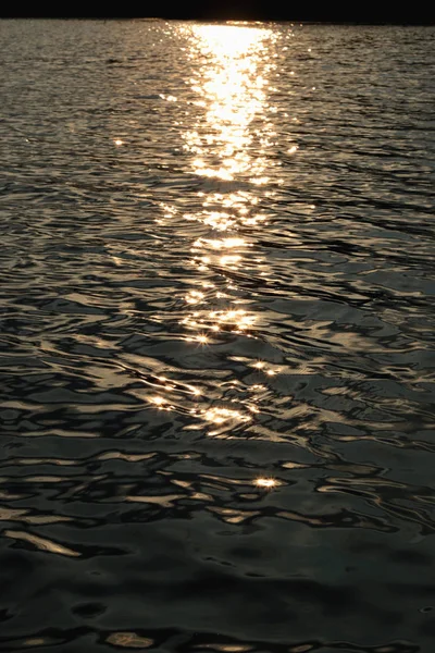 Textura del agua puesta del sol — Foto de Stock