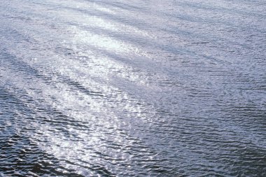 Göl manzara. Su doku. Şafakta gölüdür. Ağız