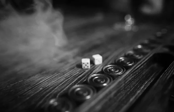 table game handmade dice and backgammon Gambling