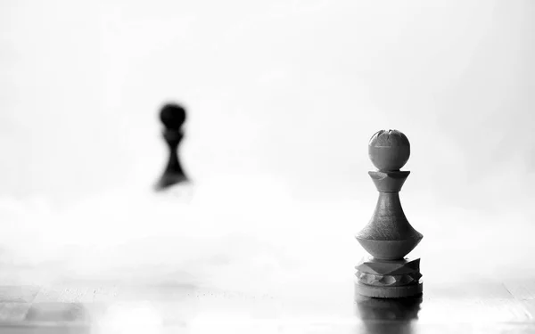 Šachy-kus pěšec na palubě — Stock fotografie