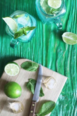 Limonata limon ve nane