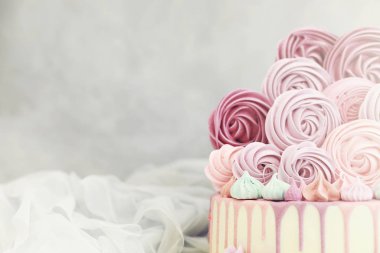 Güzel Festival pasta ile farklı kremler bisküvi