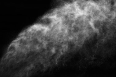 Bir su akıntısı ve atomdan bir damla bulutu