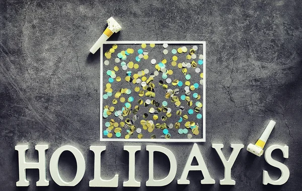 Background Concept Inscription Holiday Background — Stock Photo, Image