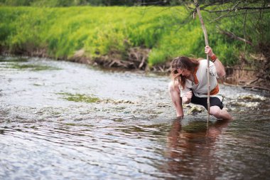İskandinav köylü biri etnik giysiler
