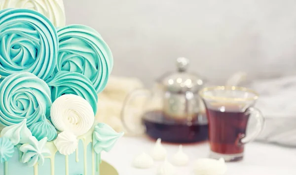 Wyroby Cukiernicze Aromatyzowane Ciasta Wakacje Normalne Śniadania — Zdjęcie stockowe