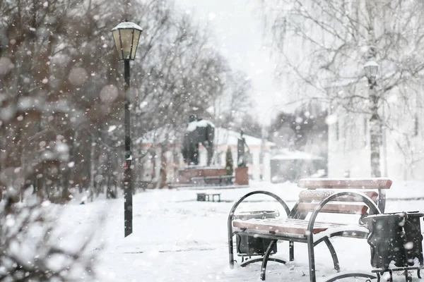 Winterlandschaft Aus Feldern Und Straßen Schnee — Stockfoto