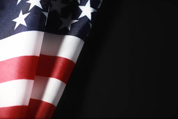 Bandera Americana Sobre Fondo Espejo Símbolo Los Estados Unidos América — Foto de Stock
