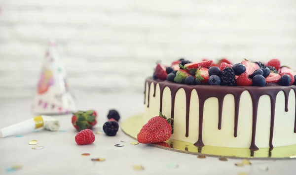 Pasteles Con Sabor Confitería Para Unas Vacaciones Desayuno Normal — Foto de Stock