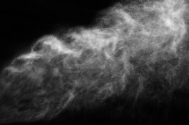 Bir su akıntısı ve atomdan bir damla bulutu