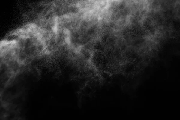 Ein Wasserstrahl Und Eine Wolke Von Tropfen Aus Dem Zerstäuben — Stockfoto